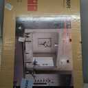 55x30 Silver Bathroom Mirror for Wall, Brushed Metal Silver Framed Bathroom Vanity Mirror, Rounded Corner Rectangle Mirror, Shatterproof, Anti-Rust (Horizontal/Vertical)