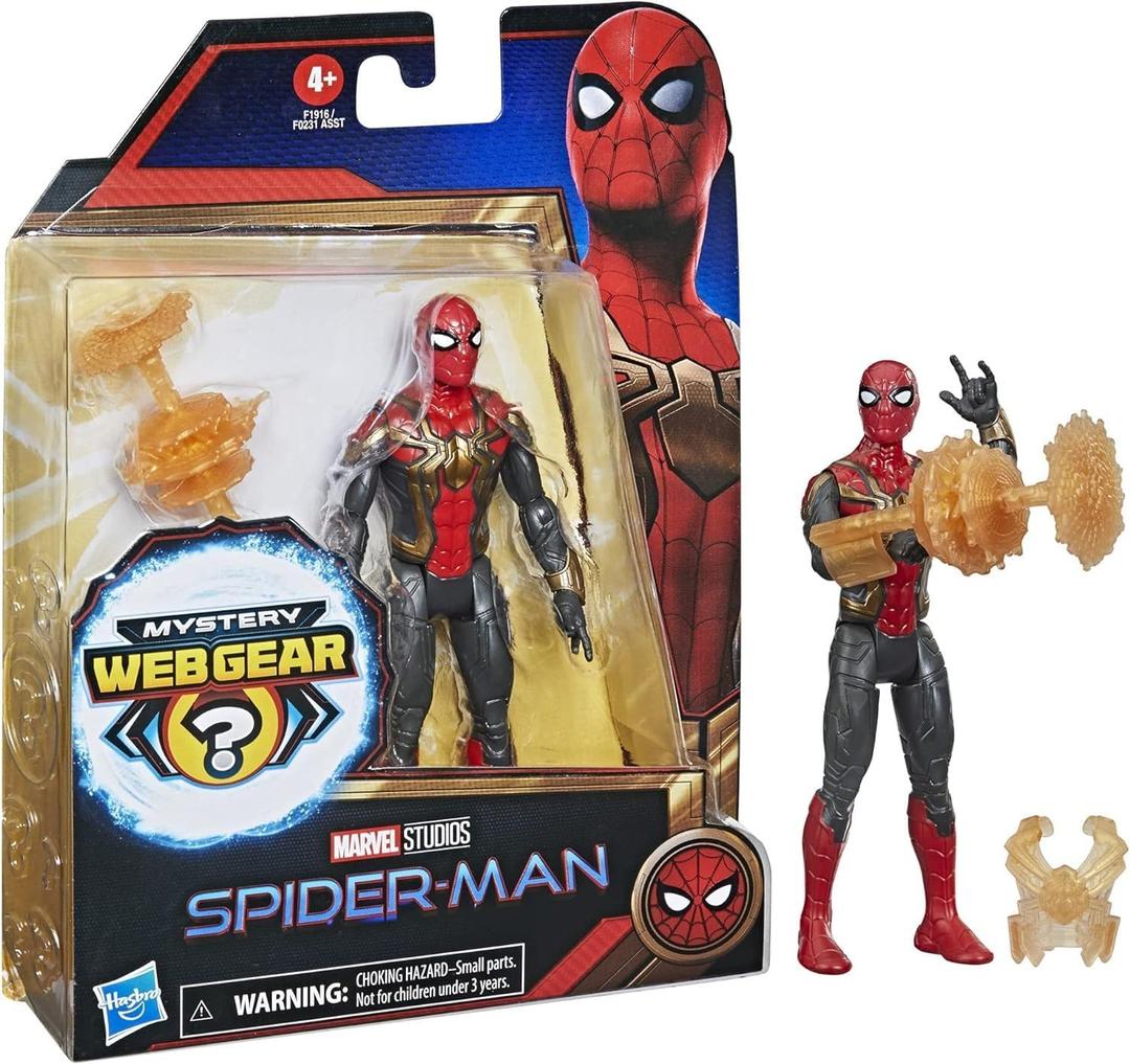 Marvel Spider-Man: No Way Home Mystery Webgear/Spider-Man Iron Spider Integrated Suit Action Figure F1916 Authentic