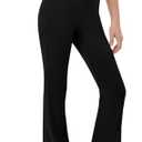 Haloumoning Girls Crossover High Waisted Flare Pants Kids Bootcut Leggings Full Length Bell Bottoms Size: 7 to 8 years ol