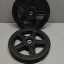 AR-PRO (2-Pack) Replacement 12" Push Lawn Mower Wheels - Universal 12" Lawn Mower Wheels with 1.58" Width Hub and 1/2" Bearings - Fit for Standard Lawn Mowers, Pressure Washers, Generators and More