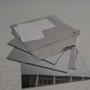 Home Gym Mirror Tiles for Wall, 14"x12"x4PCS Full Length Home Gym Workout Mirror for Garage, Bedroom, Living Room, Over The Door (Frameless)