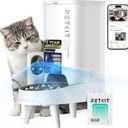 PETKIT Automatic Cat Feeder with Camera, Upgraded Multi-Cat Recognition, 2.4G&5G WiFi Pet Feeder with Freshness Preservation,3L Timed Food Dispenser with Low Food Sensor,Night Vision Motion Capturing