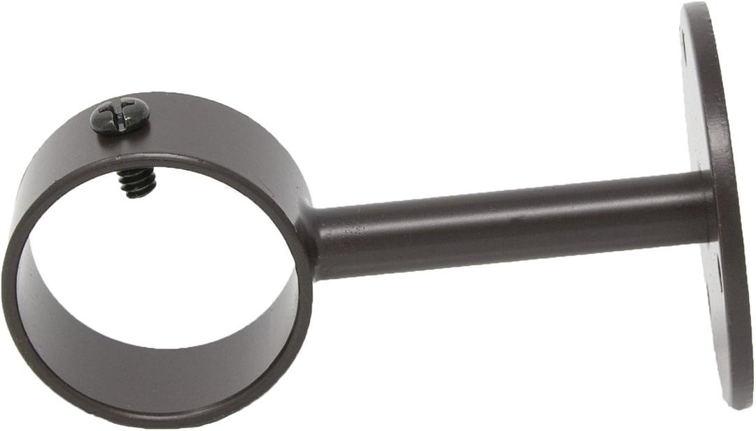 Urbanest Ceiling or Wall Bracket for 1 1/4" and 1 1/8" Curtain Drapery, Bronze
