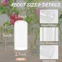 12pcs Glass Bud Vases - 5 Inch Tall Clear Flower Vases for Centerpieces, Glass Vase Modern Bud Vase for Wedding Party Dining Table Centerpieces, Living Room Decorative, Home Decor