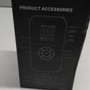 Air Pump for Car Tires, 150PSI Cordless Tire Pump, 12V DC & Battery Dual Power, Auto Shut-Off Air Compressor for Car, Motorcycle, Bike, Ball - LED Light & Digital Display, Car Gifts for Women Men (Black)