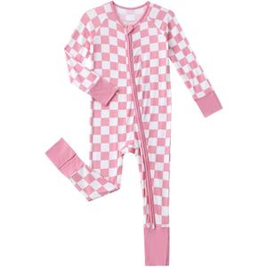 Baby Viscose from Bamboo Pajamas - Infant Boys Girls Footless Zippy Pjs Sleep 'N Play Clothes - One Piece Romper (18-24 Months)