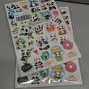 2 x Cute Panda Stickers Cool Funny Panda Adhesive Waterproof Stickers 665 Counts for Zoo Animal Birthday Invitations Envelopes Decorations Party Goodie Gifts Bags Decor School Game Class Rewards