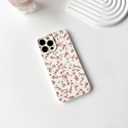 2 x NITITOP Compatible with iPhone 16 Pro Max Case Cute Flower Women Girls Floral Rose Design Vintage Shockproof Soft Girly Slim TPU Fashion Protective Phone Cover - Pink