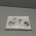 NICETOWN Sheer Curtains Panels for Bedroom - Soft Ivory Voile Drapes Balance Light for Nursery/Living Room (2 Panels, W54 x L72 Inches)