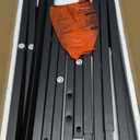 TUTOTAK C Shaped End Table, Small Side Table, Set of 2, 28.7 inch Tall Couch Table, Sofa Table, Living Room, Bed Room, Charcoal Grey TB01BY0712