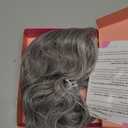 Ms Taj 11 Inch Short Wavy Hair Topper for Women with Thinning Hair, Natural Synthetic Lightweight & Breathable Hairpiece for Women with 6.5"x6.5" Base, Instantly Adds Volume and Coverage