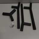 SHAINFUN Adjustable Metal Raised Stand for Large & XL Breeds, Compatible with 7 to 10.6" Wide Bowls, Single Tall Elevated Feeder (Bowl Not Included) (Black-13.7H-Round)