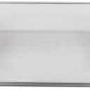 Window Awning Outdoor Polycarbonate Hollow Sheetfor Doors Polycarbonate Cover Patio Door Awning Rain Snow Sunlight(Silver Canopy + Black Bracket, 40" x 40")