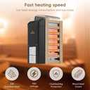 3KW Sauna Heater, Sauna Heater 110V with Plug in, Electric Sauna Heater No Wiring Required Plug and Play,Suitable for Saunas Ranging from 70 to 140 Cubic Feet, Adjustable Temp & 3H Timer