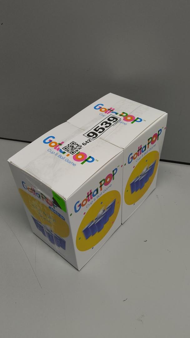 GOTTA POP CUP& Ball Game Pack of 2 Blue