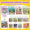 24 Pack Easter Party Favors for Kids, Magnetic Puzzle Books Bulk for Toddlers 3-5 & Kids 4-8, Goodie Bag Stuffers, Classroom Prizes, Birthday Return Valentines Day Gifts, Travel