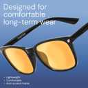livho High Tech Blue Light Glasses - Advanced Blue Light Blocking Computer Glasses - Screen Fatigue & UV Protection