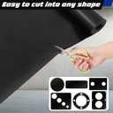 Neoprene Rubber Sheet, Roll 1/16 Inch /31.5" W X 118" L, Black