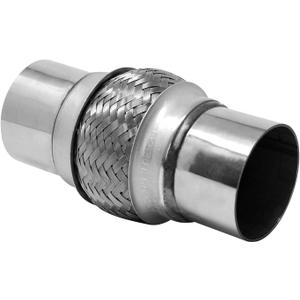 RP Remarkable Power, RK7544-2.5" x 4" Heavy Duty Stainless Steel Exhaust Flex Pipe 8" OL