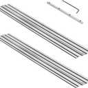 110" Track Saw Guide Rail for DeWalt Track Saws, 55" x 2 Guide Rail with Connector Replacement for DeWalt DWS5022, Perfect for Woodworking and Longer Cuts, Aluminum Extruded