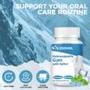 Remineralizing Gum, Hydroxyapatite Gum, 90 Pieces, Xylitol Gum, Good for Teeth Remineralization, Sugar-Free Mint Chewing Gum with Xylitol, Two pills after meals to freshen breath and clean teeth (90 Count (Pack of 1))