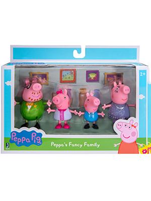 Peppa Pig Peppa's Fancy Family Figure 4-Pack