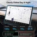 OZPYKAE for Tesla New Model Y Juniper 2025 & Model 3 (2024-2026) Highland Screen Protector ,15.4 Inch No Glare & Fingerprint Matte Tempered Glass Protector for Model 3 /New Model Y Juniper Accessories With Installed Kit