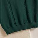Floerns Boy's Striped Sweater V Neck Long Sleeve Cable Knit Casual Pullover Tops S 10Y