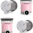 4 Pack creami swirl pints and Lids,NC700 Makers Containers Cups creami accessories Compatible with Swirl Ice Cream & Soft Serve Makers