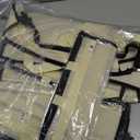 Peohud 12 Pack Clear Handbag Storage Organizer, Dust Bags for Handbags, Transparent Purse Organizer for Closet, Hanging Handbags Dust Cover Bags with Zipper, Handles and Hooks