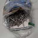 Power Pro 48619 Wood Screws, #8 x 1-1/4", Premium Stainless Marine Screws, Rust Resistant, Stainless Steel, 1lb Box, 242 pcs (Silver)