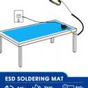 Anti Static Mat for Pc ESD Mat: 24"X48" Soldering Table Mat Kit Computer Electronics Repair- Heat Resistant Static MatBlue