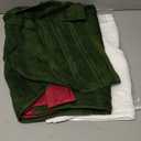 Breling 3 Pcs Christmas Hand Towel for Bathroom 14 x 29 Inches Christmas Bathroom Decor Xmas Tree Deer Towel Absorbent Soft Washcloth for Xmas Winter Holiday Indoor Home Party Decor (Green, Red and White)