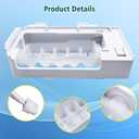 W10873791 Ice Maker Assembly, Compatible with Whirlpool Refrigerators, Fits W10760070 W10798411 W11130444