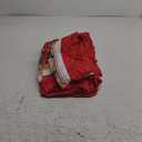 Horaldaily 6PCS Christmas Dining Chair Covers, Watercolor Red Poinsettia Stretch Removable Washable Slipcover Chair Protector for Dining Room Home Decor