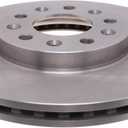 ACDelco Silver Front Brake Rotor 18A82000A | GM 19366027 Brake Rotors for Select Chevy, Chevrolet, Buick, GMC Terrain, and more