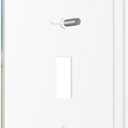 1 Gang Toggle Decorative Summer Blue Sky Starfish Beach Wall Plate - One single Gang Light Switch Plastic Decora Plate Cover with Screws