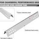 463342119 Grill Replacement Grates Heat Tents Parts for Charbroil Performance 4 Burner Grill Parts 463335517 463342118 463347418 Charbroil 475 G470-0004-W1A G470-5200-W1 Burner Tube Parts G470-0002-W1