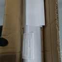 Relaxweex 36 Inch x 5 ft x 30 Mil Extra Large Adhesive Magnetic Sheet Roll Not Printable Adhesive Backing Cut and Customize Flexible Sheets Blank White Surface Magnetic Sign for Craft Photo Craft