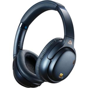 1Mii AI E700 Hybrid Active Noise Cancelling Headphones, Bluetooth Over Ear, Wireless Hi-Res Audio with LDAC & aptX Low Latency for Airplane Travel & Home TV, AI Translation & Custom EQ via APP, Blue