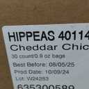 Hippeas Chickpea Puffs, Groovy White Cheddar, 0.8 Ounce (Pack of 30), 3g Protein, 2g Fiber, Vegan, Gluten-Free, Crunchy, Plant Protein Snacks, Best Before: 08/05/2025