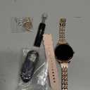 Smart Watches for Women with 1.32" AMOLED Display, Bluetooth Calling, 121 Sports Modes, Heart Rate & Sleep Monitor, Fitness Tracker, IP68 Waterproof, 2 Bands, Compatible with Android iOS