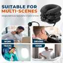 Cervical Neck Stretcher and Cervical Traction Device, Inflatable Neck Traction Device for Home Use, Decompression Devices and Support Brace for Pinched Nerve Relief, Extender Pillow and Hammock