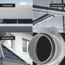 Round Saddle Take Off for 6'' Inch Duct - 4'' Outlet Branch Extension - 90 Degree Splitter - Vent Duct Transition - Round Take-Off with Rubber Gasket for Better Fit - HVAC Takeoff Ducting