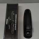 A-Premium Front Left Driver Side Exterior Door Handle with Keyhole Compatible with Dodge Ram 1500, Ram 2500, Ram 3500, Ram 4000, Ram 4500, Ram 5500, Durango, Dakota & Mitsubishi Raider, Textured Black