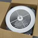 512M 6-Inch Through Wall Exhaust Fan, 80 CFM High Airflow & Quiet 4.0 Sones Operation Bathroom Exhaust Fan & Wall Vent Fan | Retractable Duct for Efficient Venting with Aluminum Grease Filter, Small