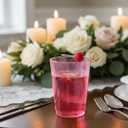 bUCLA 100pcs 12OZ Pink Plastic Cups - Premium Unbreakable Disposable Pink Solo Drinking Cups - Ideal for Wedding, Party & Valentine's Day