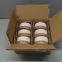 Hasense Ramekins, 6 oz Stoneware Ramekin Oven Safe Set of 6, Mini Ramekins Bowls for Dipping, Brulee, Custard, Farmhouse White Wedding Gift