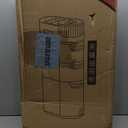 Slim Bathroom Storage,Slim Cabinet for Bathroom,Narrow Movable Bathroom Storage Organizer for Small Spaces,Bathroom,Kitchen,Living Room (3-Tiers), White