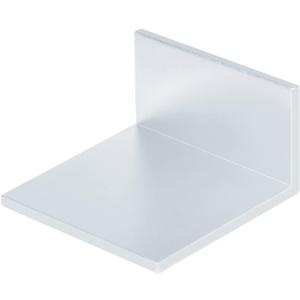 10 Pack Aluminum L Shaped Angle Bracket, 2" x 2" x 1-1/8" Aluminum Profile Corner Braces, 5mm Thick